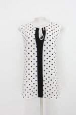 Blusa white color feminina branca com Recortes