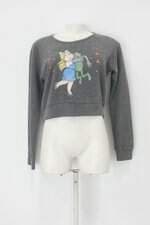 Blusa colcci feminina cinza com Silk