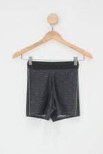 Shorts kaisan feminino cinza  estampado com Cós com elástico