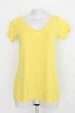 Blusa costume feminina amarela com Renda