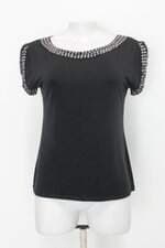 Blusa feminina preta com Bordado