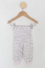 Calça Infantil branca estampada