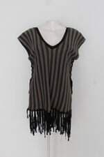 blusa Regata le lis blanc feminina estampada com Franja