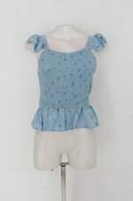 blusa Regata gapra feminina azul