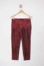 Calça de sarja keep feminina vermelha