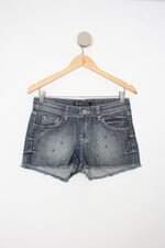 Shorts renner feminino azul com Spikes