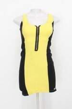 Vestido h.k feminino bicolor 