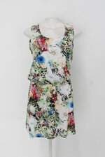 Vestido feminino estampado com Forro