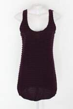 Vestido forever 21 feminino roxo com Nervura