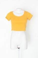 cropped  riachuelo feminino mostarda 