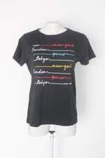 Blusa c&a feminina preta com Silk