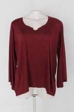Blusa feminina vermelho vinho
