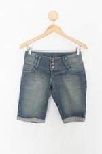 Shorts jeans feminino azul