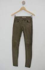 Calça Jeans zara feminina verde
