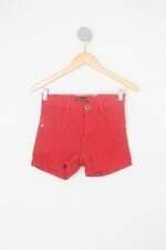 Shorts v.j confecções feminino vermelho