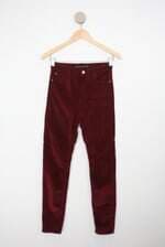 Calça de tecido zara feminina vinho