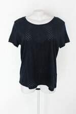 Blusa renner feminina azul com Corte à laser