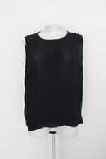 Blusa calvin klein feminina azul com Plissado