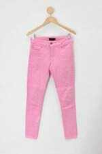 Calça de sarja memove feminina rosa