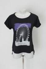 Blusa briard feminina preta com Silk