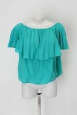 Blusa charmyli feminina verde com Sobreposição