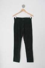Calça de tecido camurça zara feminina verde