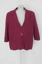 Blazer maison feminino rosa com Ombreira e Forro