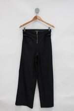 Calça de tecido feminina preta