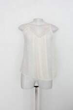 Blusa renner feminina off-white com Renda