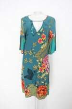 Vestido munny feminino verde com Recortes