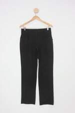Calça de tecido feminina preta
