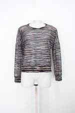 Blusa vestem feminina colorida com Recortes e Corte à laser