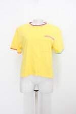 Blusa bardôh feminina amarela com Bordado