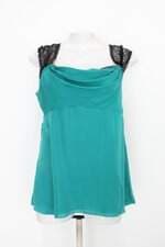 Blusa bcbg feminina verde com Renda e Forro