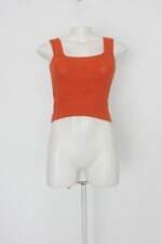 Regata cropped feminina laranja