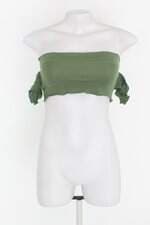 Top feminino verde com Forro