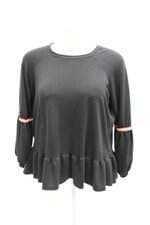 Blusa renner feminina preto com Bordado