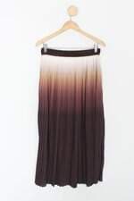 Saia raizz feminina degrade com Plissado 