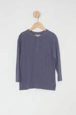Blusa Infantil menino zara azul mangas longas