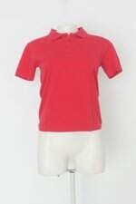 Camisa Polo Infantil vermelha
