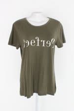 Camiseta forever 21 feminina verde com Silk