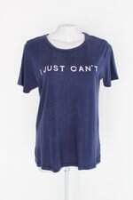 Camiseta forever 21 feminina azul com Silk