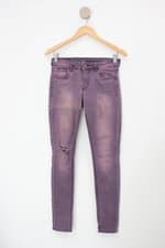 Calça de sarja h&m feminina roxa 
