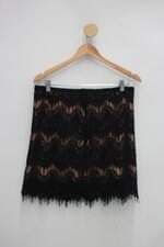 Saia riachuelo feminina preta