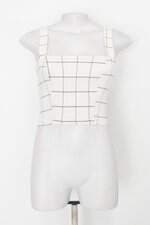 Blusa it's girls feminina xadrez com Nervura