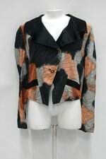 Casaqueto feminino estampado com Forro