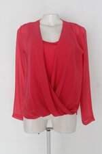 Blusa cheroy feminina rosa com Drapeado