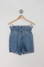 Shorts zara feminino azul com Cós com elástico