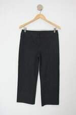Calça de tecido feminina preta