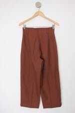 Calça de tecido cori feminina marrom